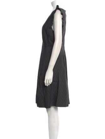 Rebecca Taylor Striped Knee-Length Dress