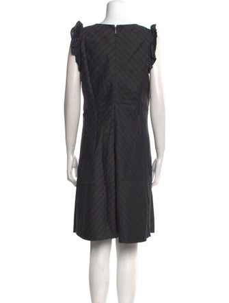 Rebecca Taylor Striped Knee-Length Dress