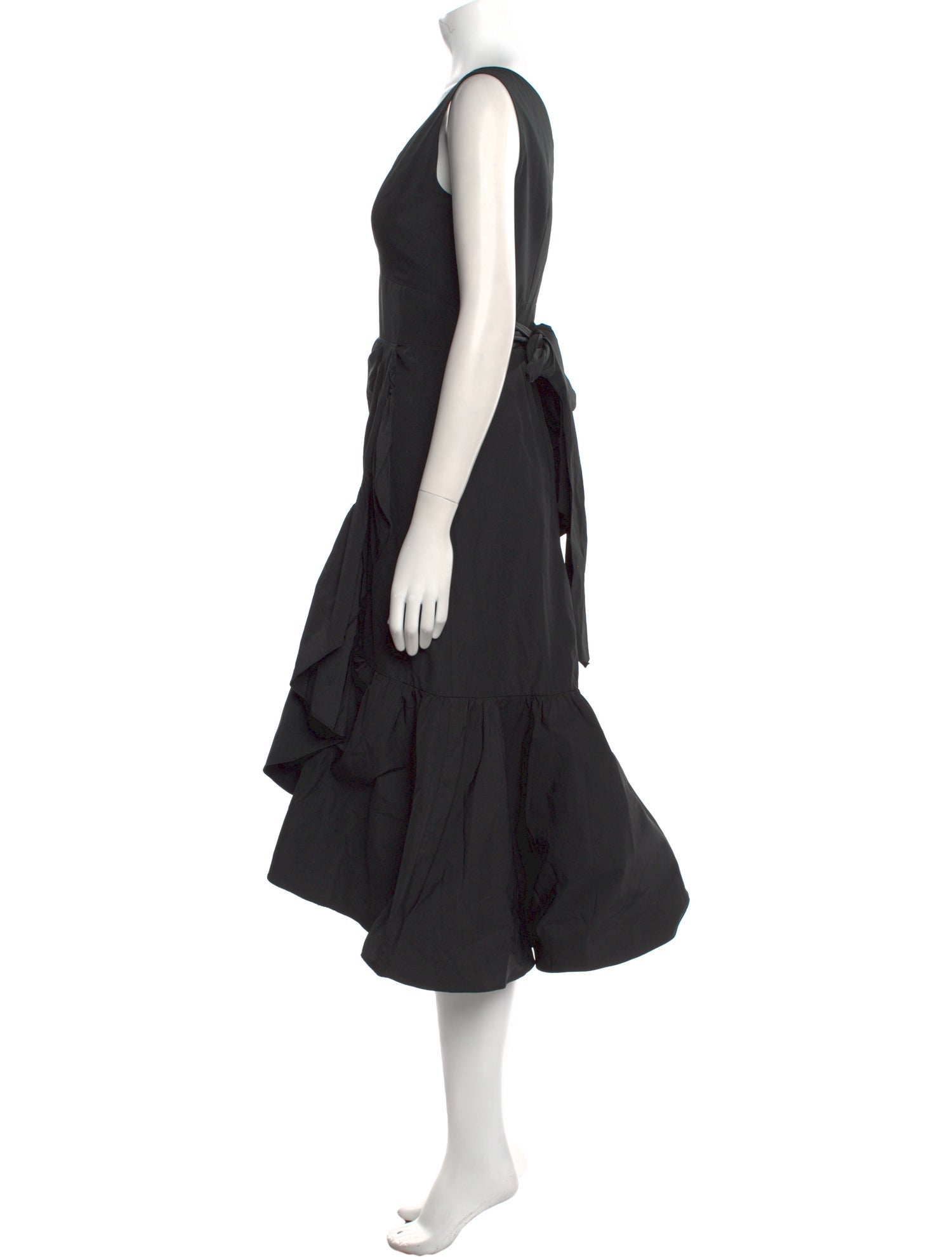 Rebecca Taylor V-Neck Midi Length Dress