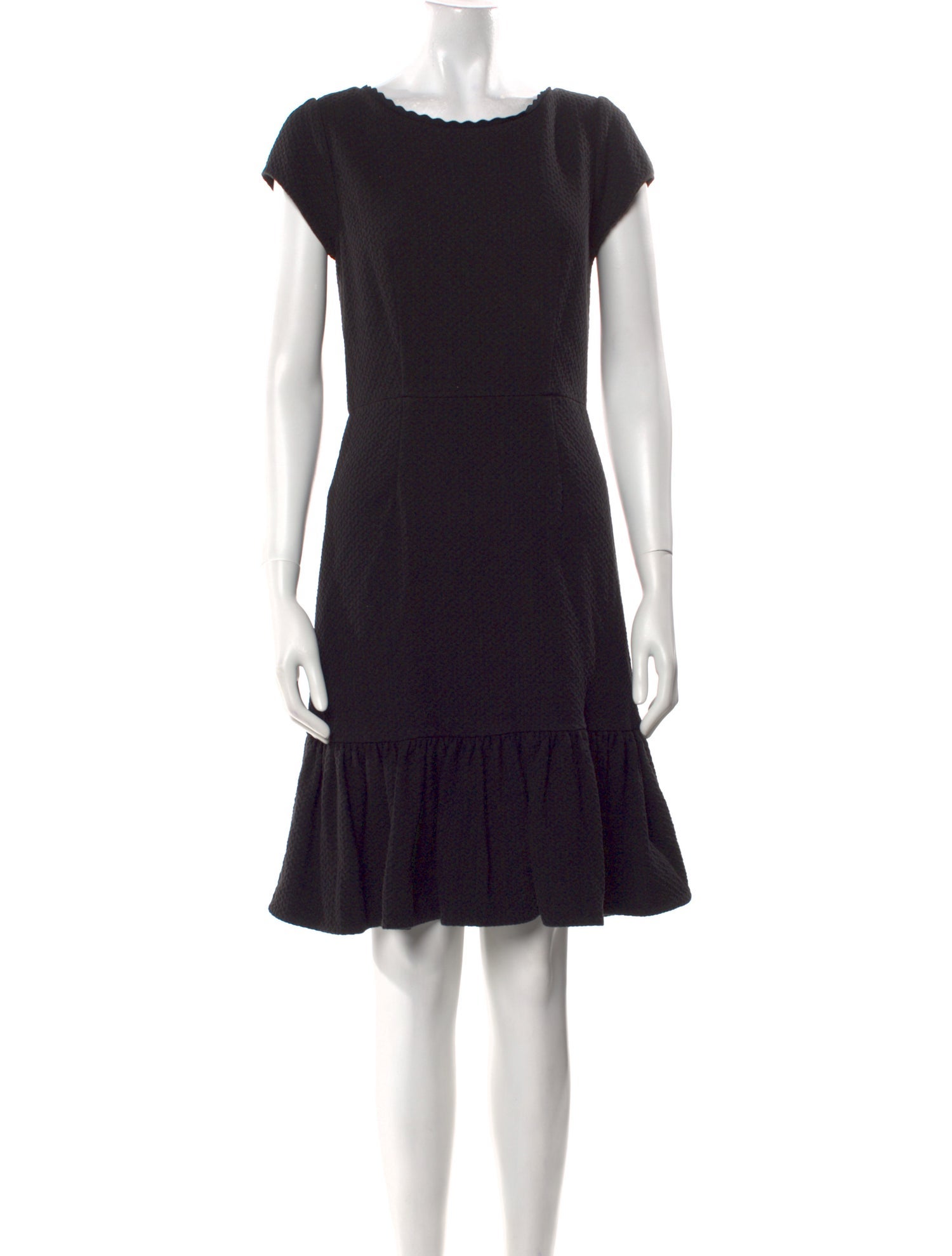 Rebecca Taylor Bateau Neckline Mini Dress