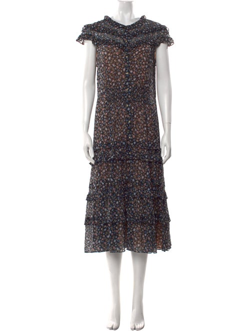 Rebecca Taylor Silk Midi Length Dress