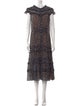 Rebecca Taylor Silk Midi Length Dress