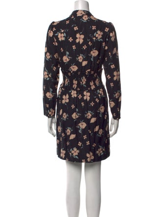 Rebecca Taylor Floral Print Mini Dress