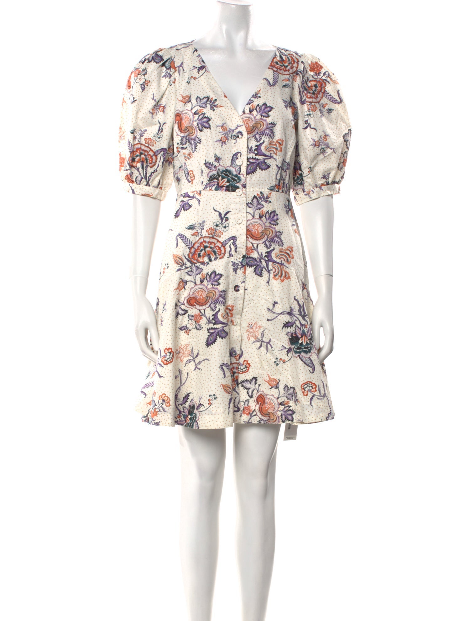 Rebecca Taylor Floral Print Mini Dress