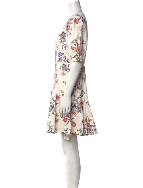 Rebecca Taylor Floral Print Mini Dress