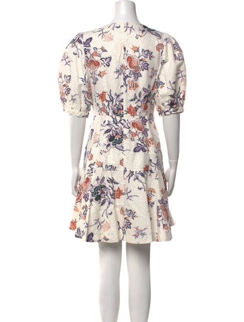 Rebecca Taylor Floral Print Mini Dress
