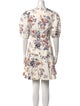 Rebecca Taylor Floral Print Mini Dress
