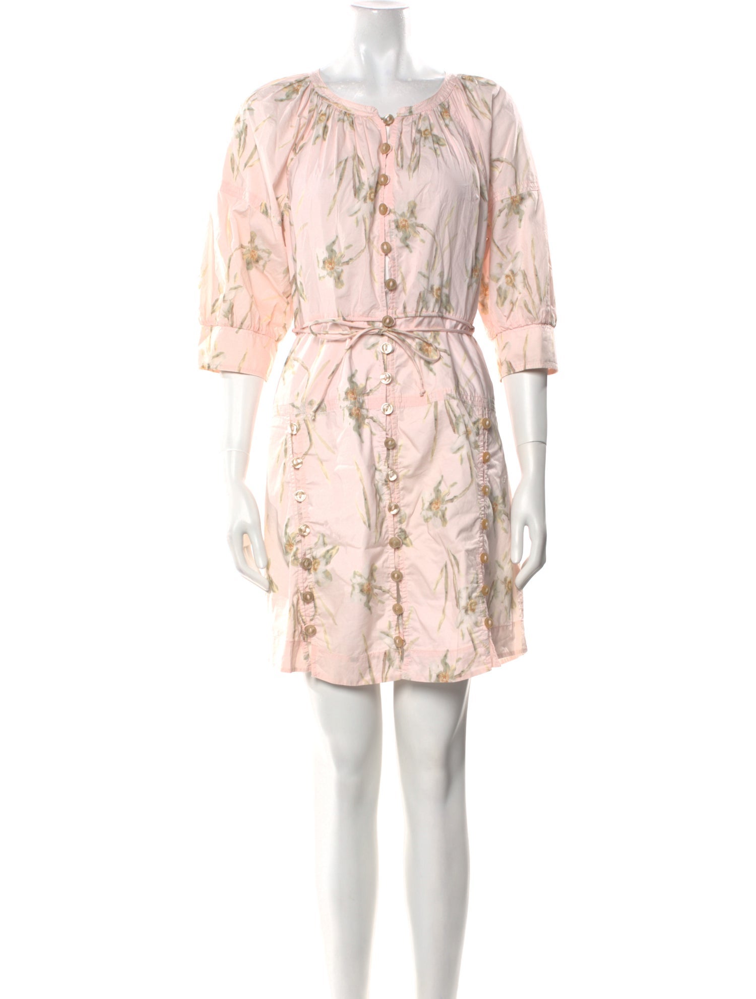 Rebecca Taylor Floral Print Mini Dress