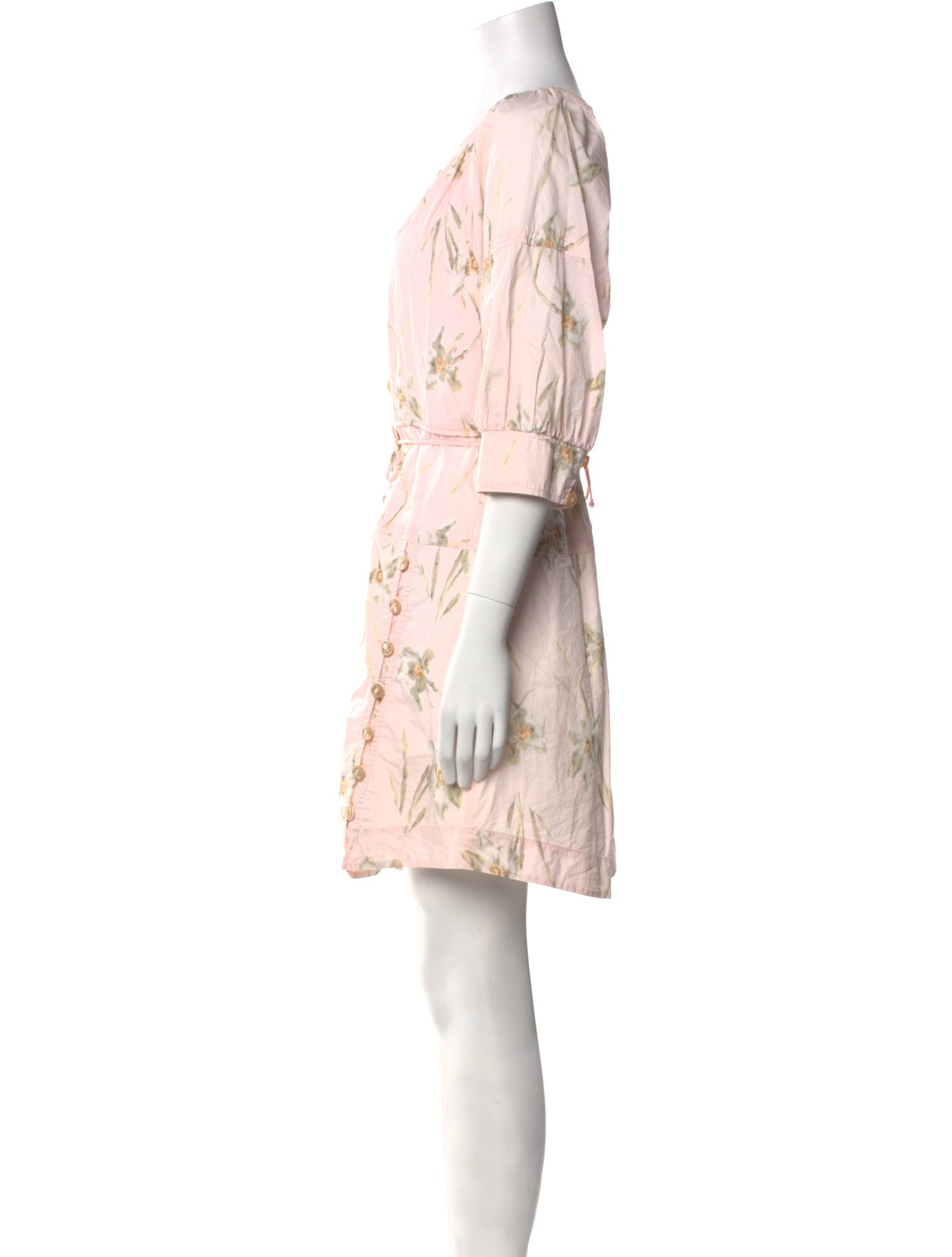 Rebecca Taylor Floral Print Mini Dress