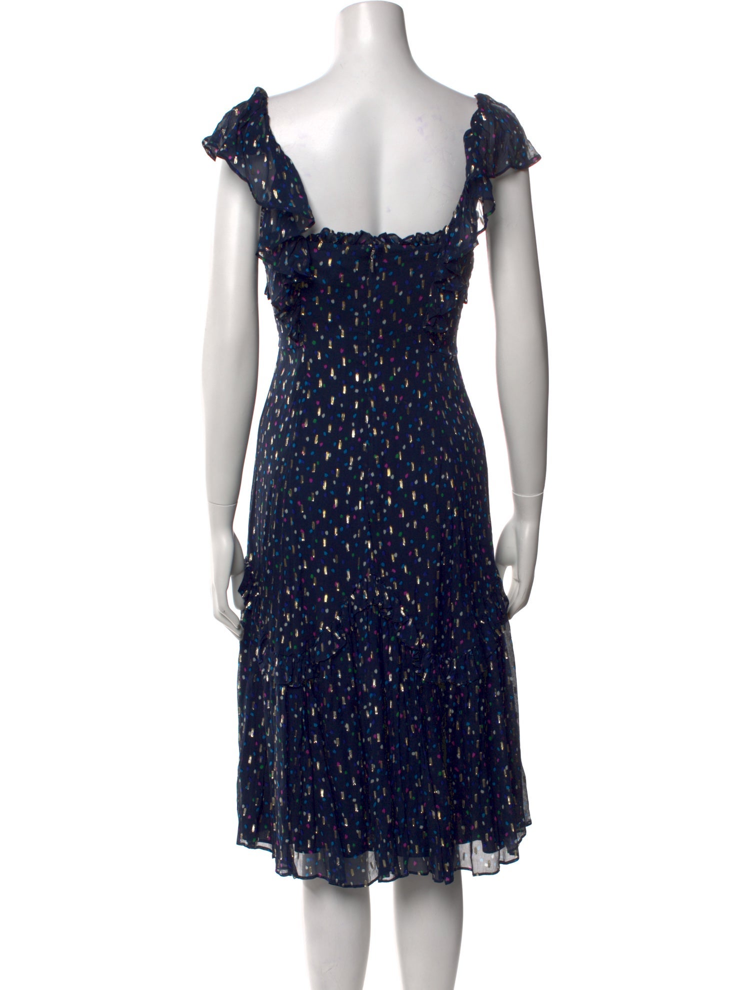 aje atlas knit midi dress Atlas Knit Midi Dress-BLACK / L main image 0