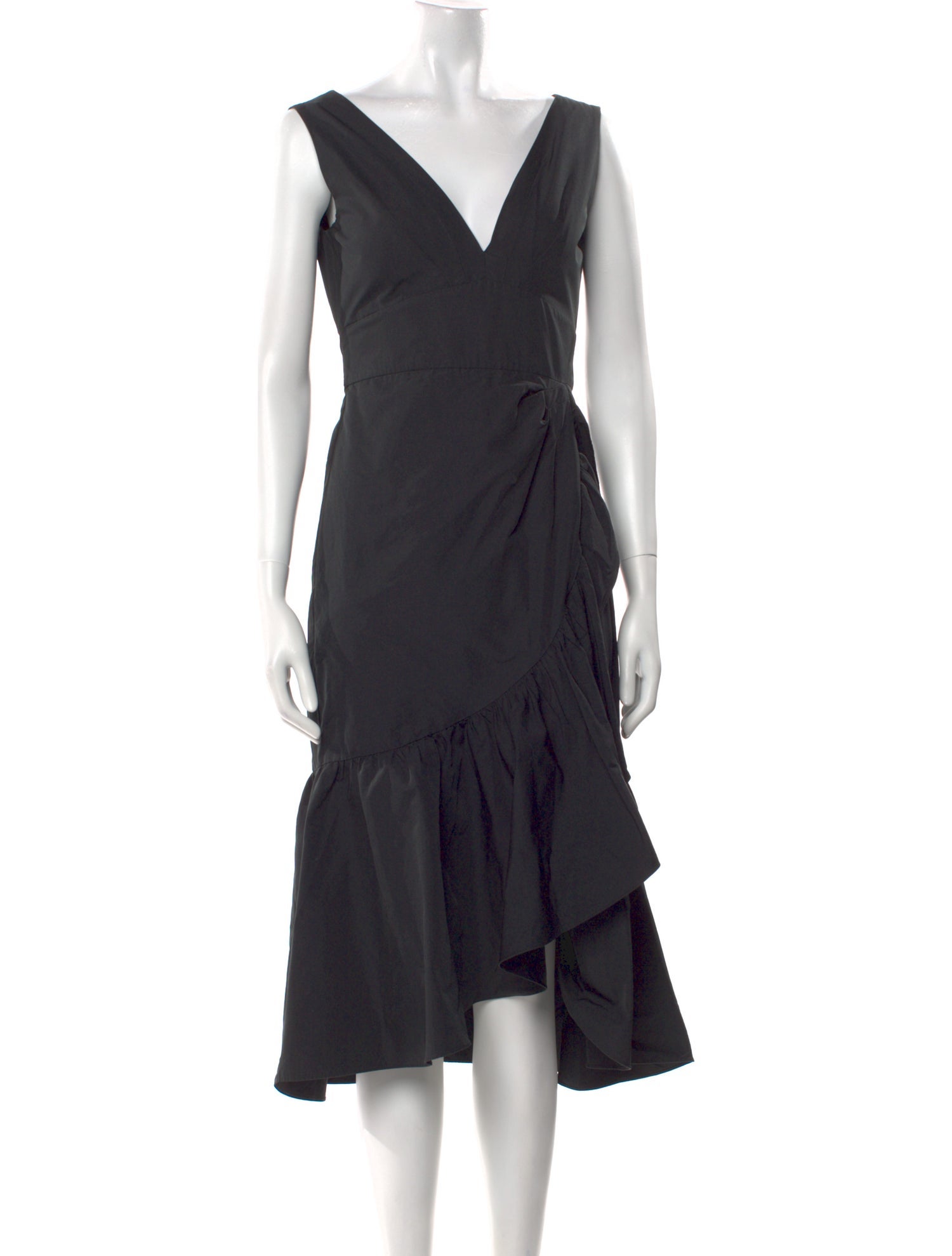 Rebecca Taylor V-Neck Midi Length Dress