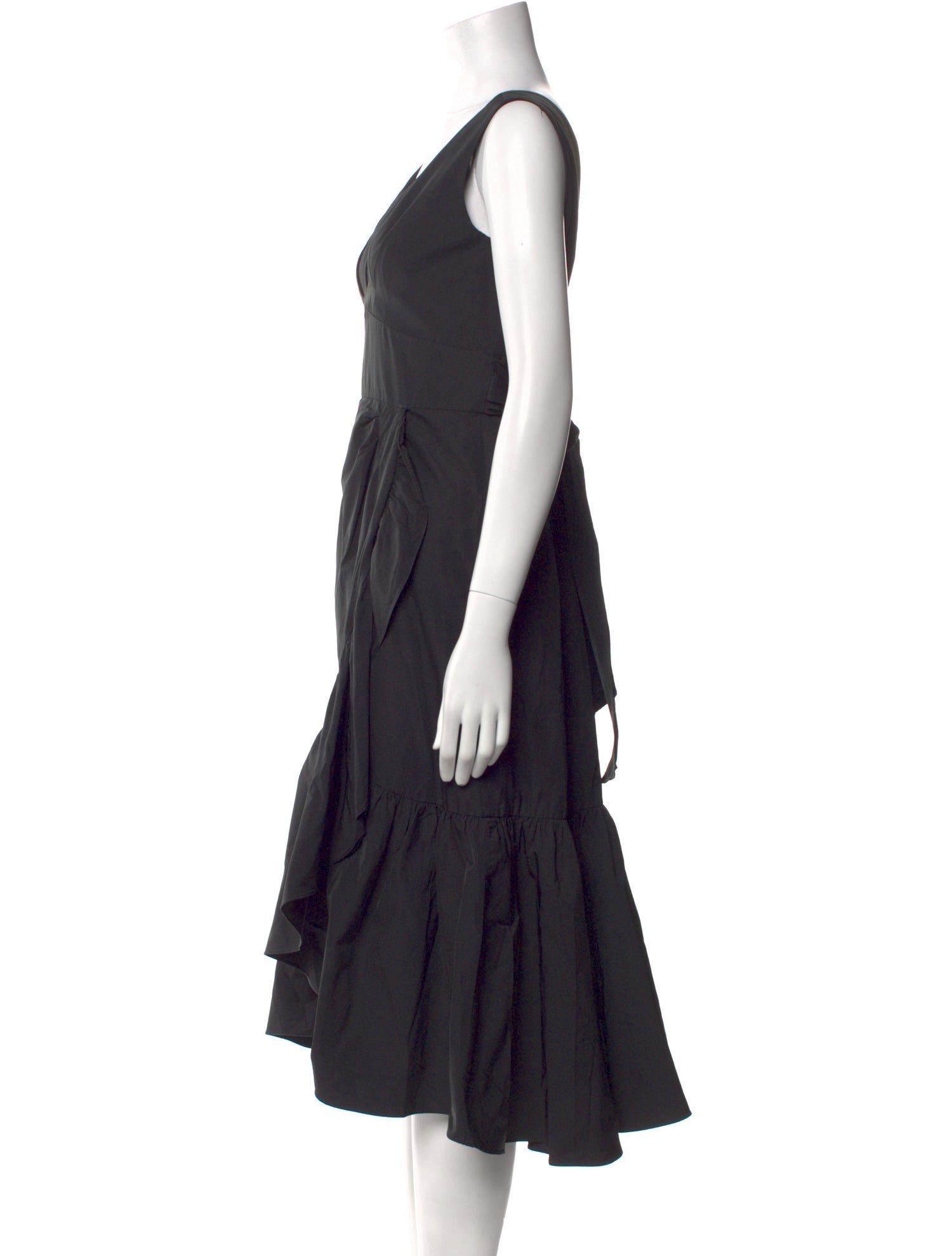 Rebecca Taylor V-Neck Midi Length Dress