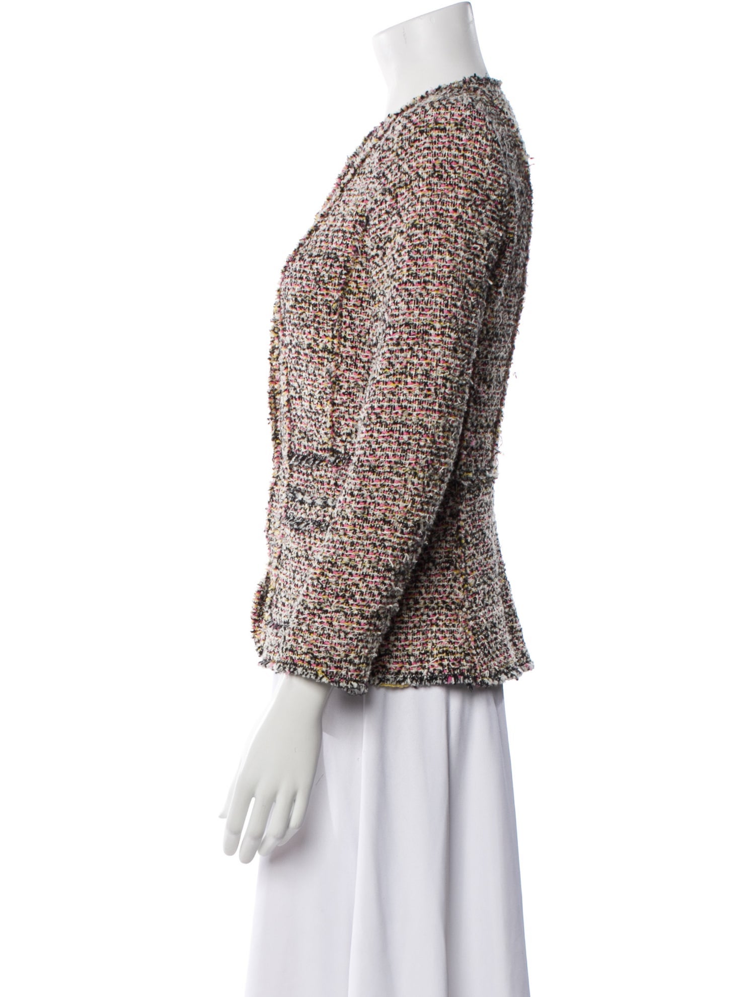 Rebecca Taylor Wool Tweed Pattern Evening Jacket