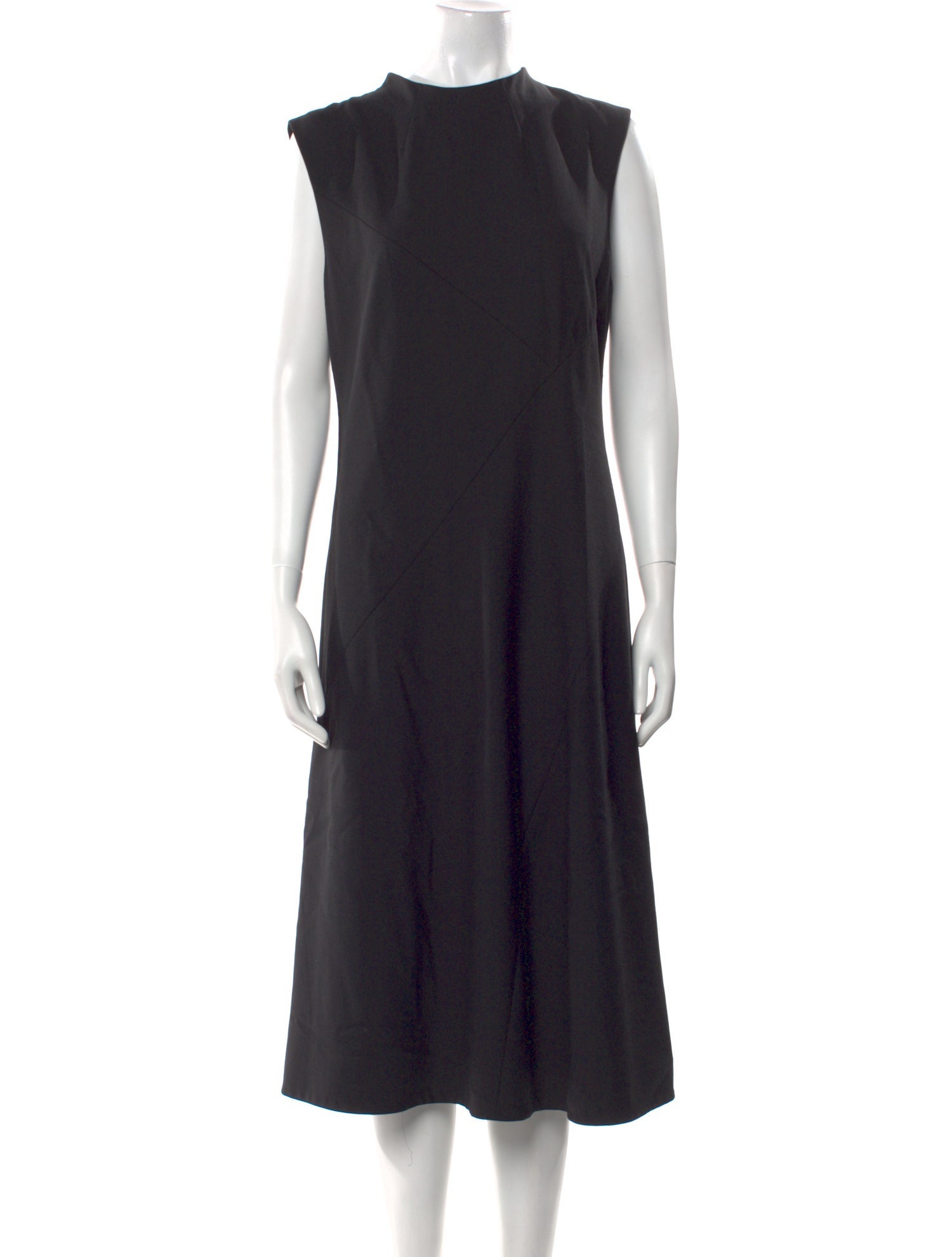 Rebecca Taylor Crew Neck Midi Length Dress