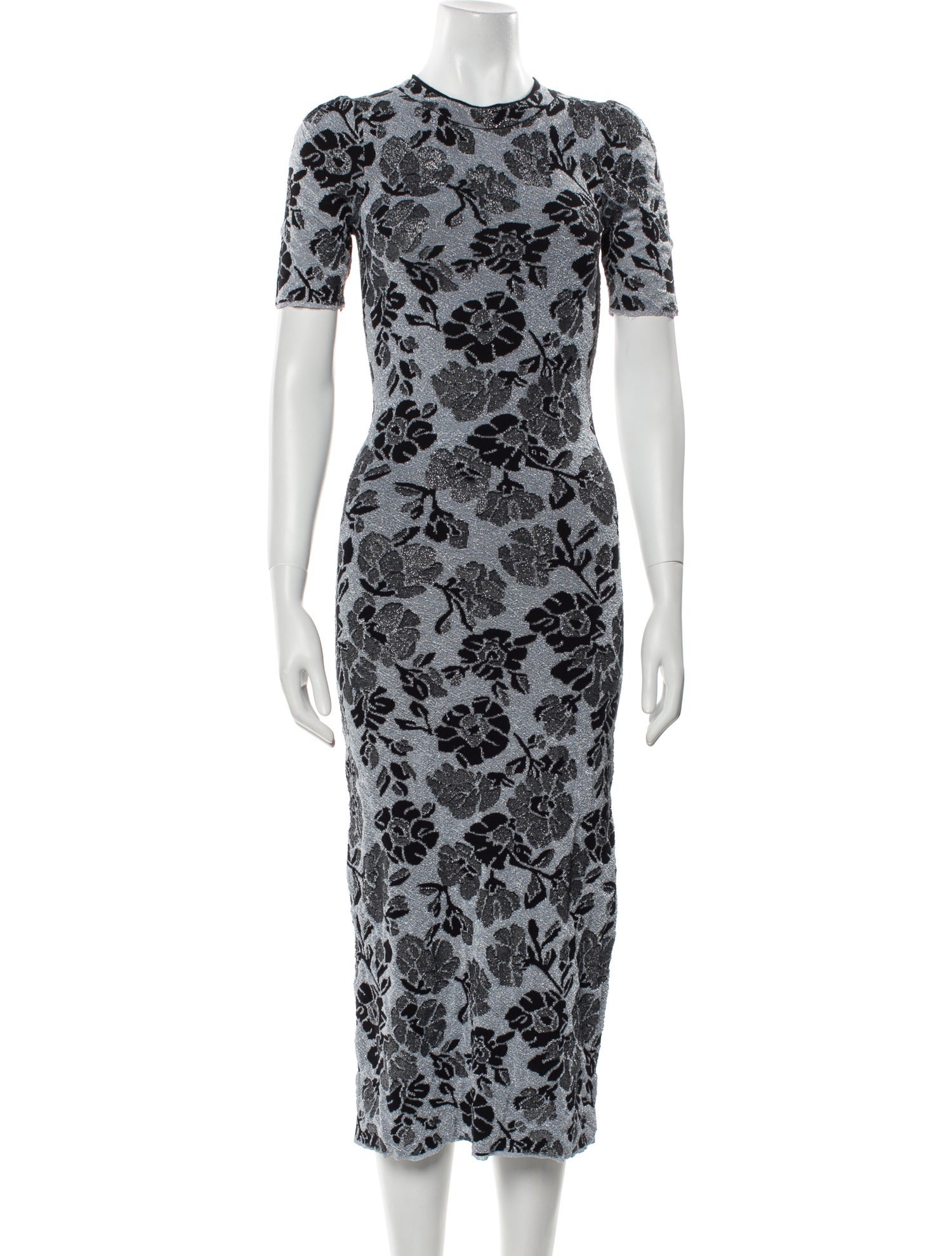 Rebecca Taylor Lace Pattern Midi Length Dress
