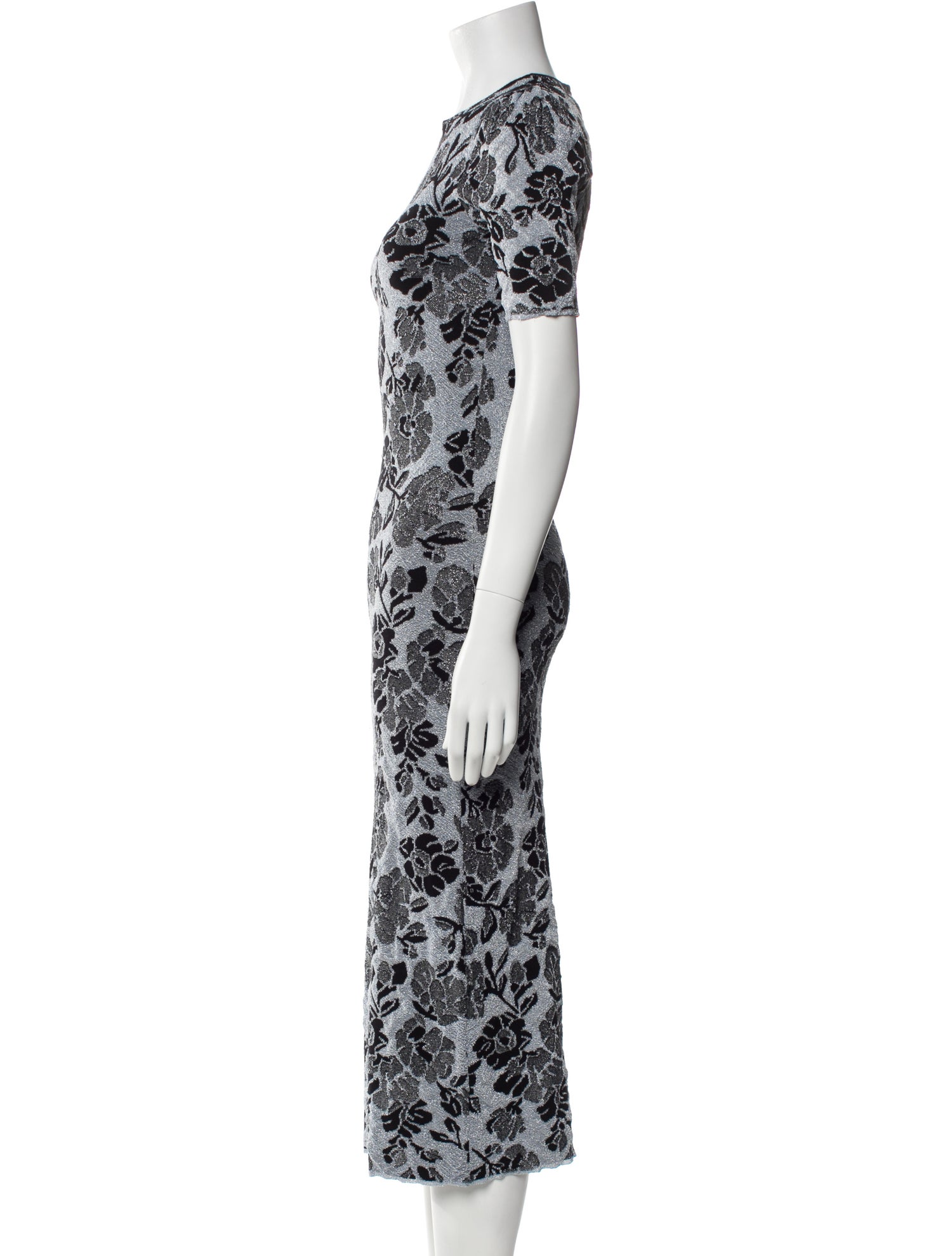 Rebecca Taylor Lace Pattern Midi Length Dress