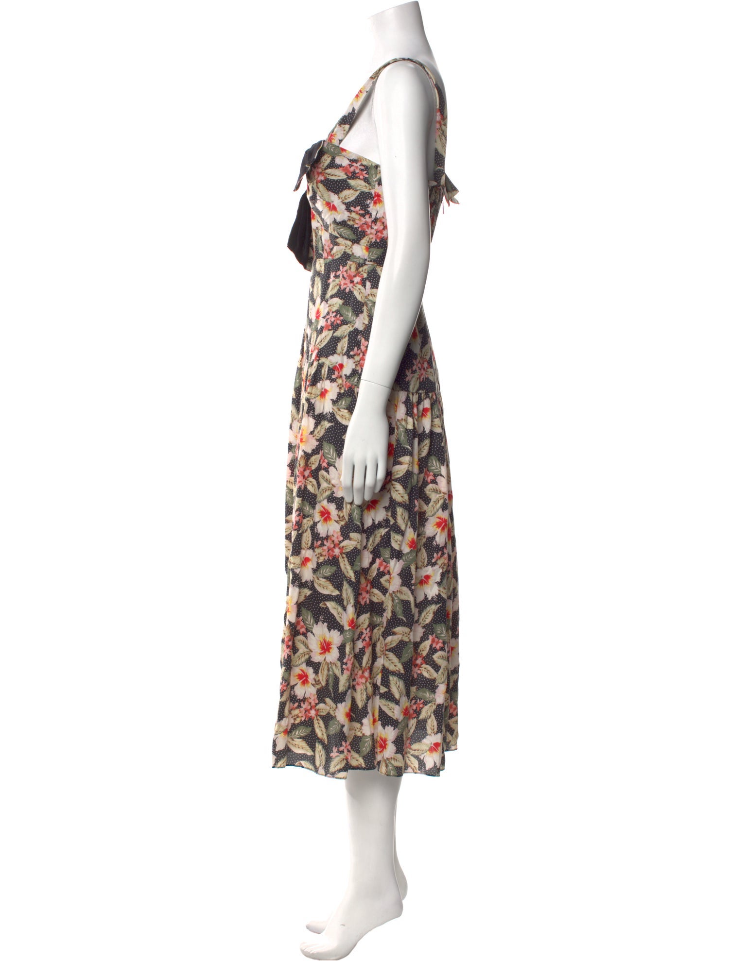 Rebecca Taylor Floral Print Long Dress
