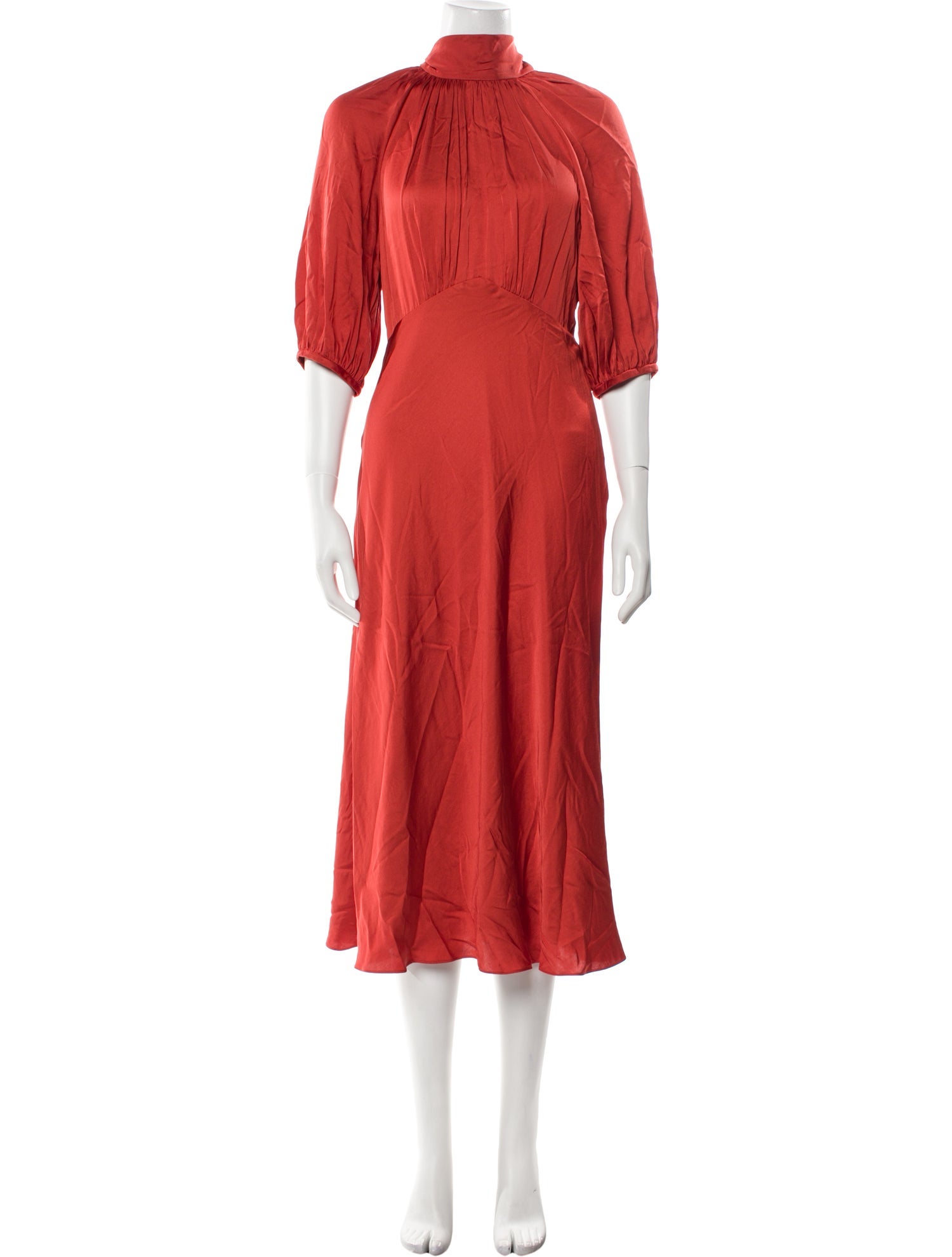 Rebecca Taylor Mock Neck Long Dress