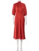 Rebecca Taylor Mock Neck Long Dress