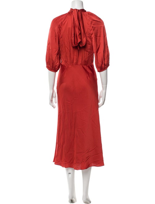 Rebecca Taylor Mock Neck Long Dress