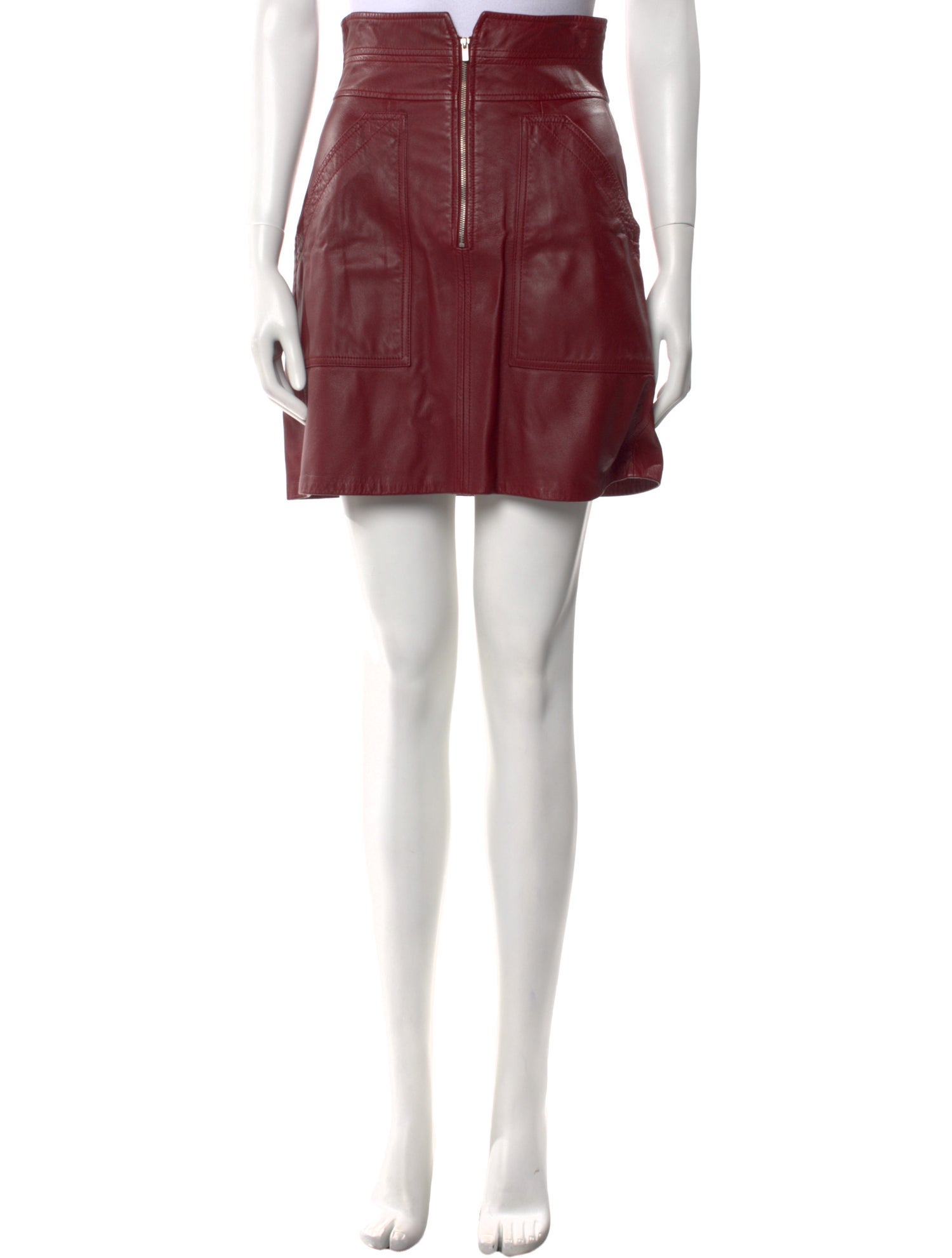 Rebecca Taylor Lamb Leather Mini Skirt