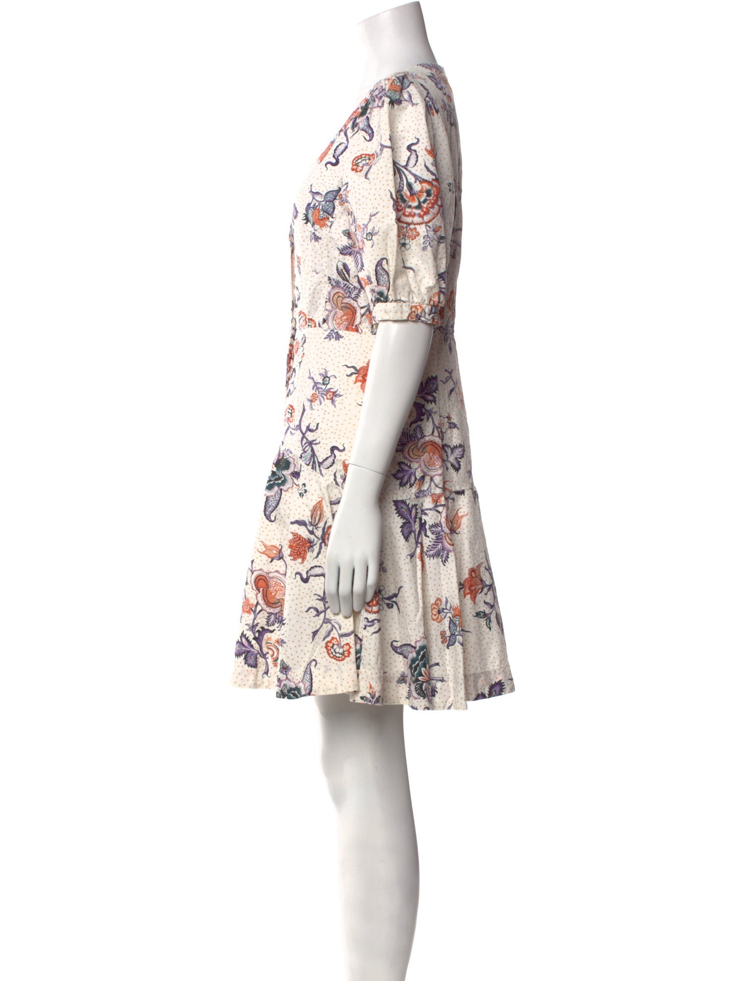 Rebecca Taylor Floral Print Mini Dress