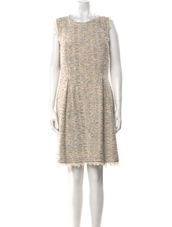 Rebecca Taylor Bateau Neckline Mini Dress