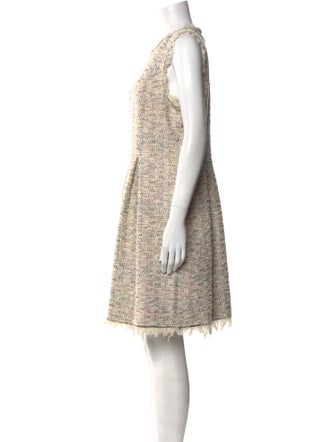 Rebecca Taylor Bateau Neckline Mini Dress