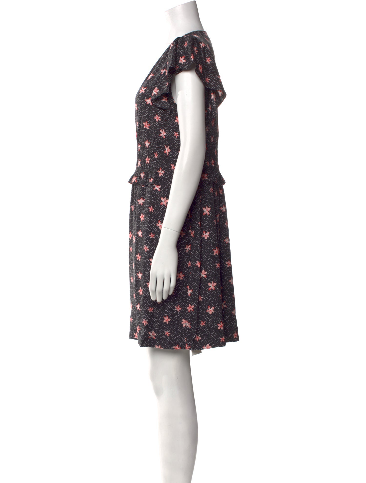 Rebecca Taylor Floral Print Mini Dress