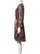 Rebecca Taylor Silk Knee-Length Dress