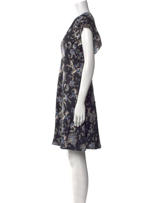 Rebecca Taylor Floral Print Mini Dress