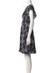 Rebecca Taylor Floral Print Mini Dress
