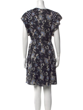 Rebecca Taylor Floral Print Mini Dress