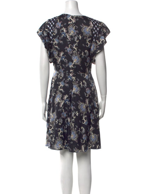 Rebecca Taylor Floral Print Mini Dress