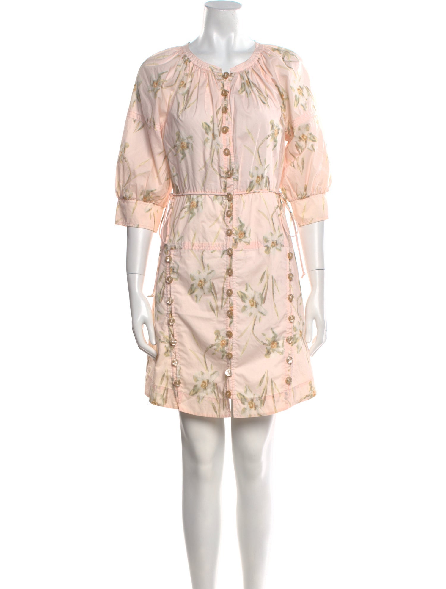 Rebecca Taylor Floral Print Mini Dress