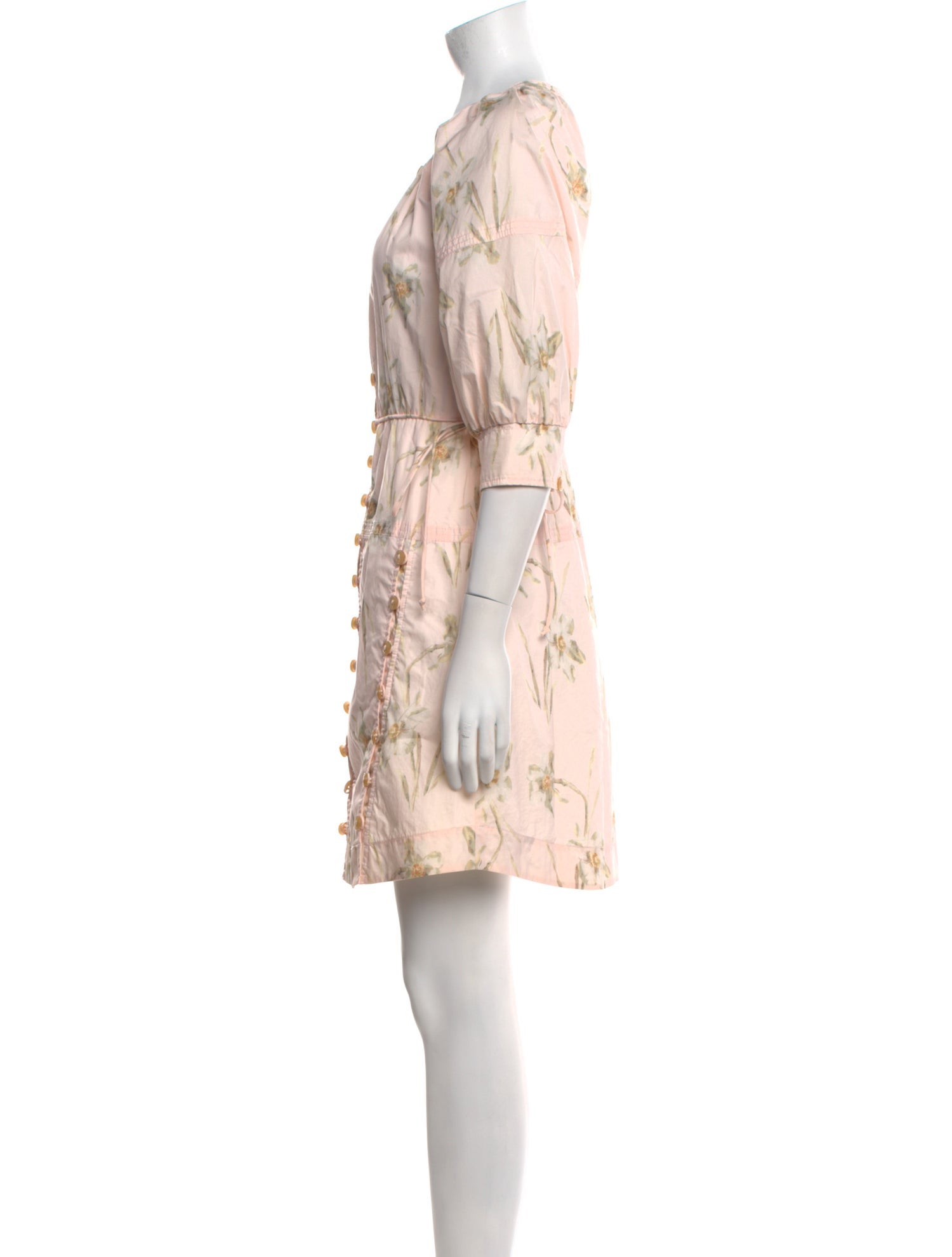 Rebecca Taylor Floral Print Mini Dress