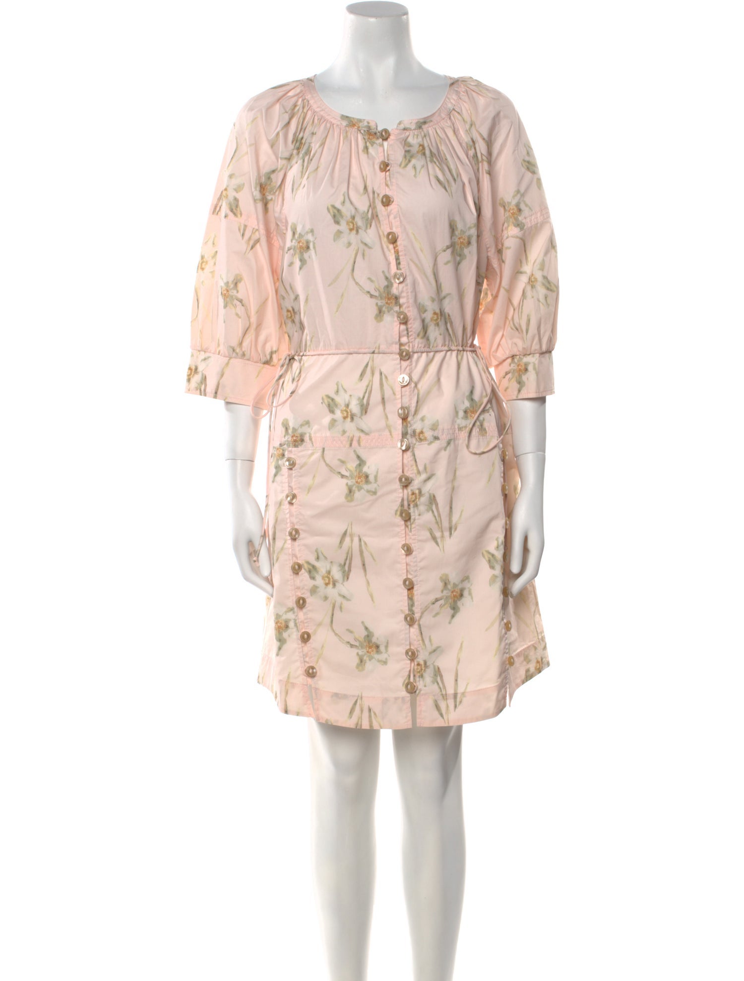Rebecca Taylor Floral Print Mini Dress