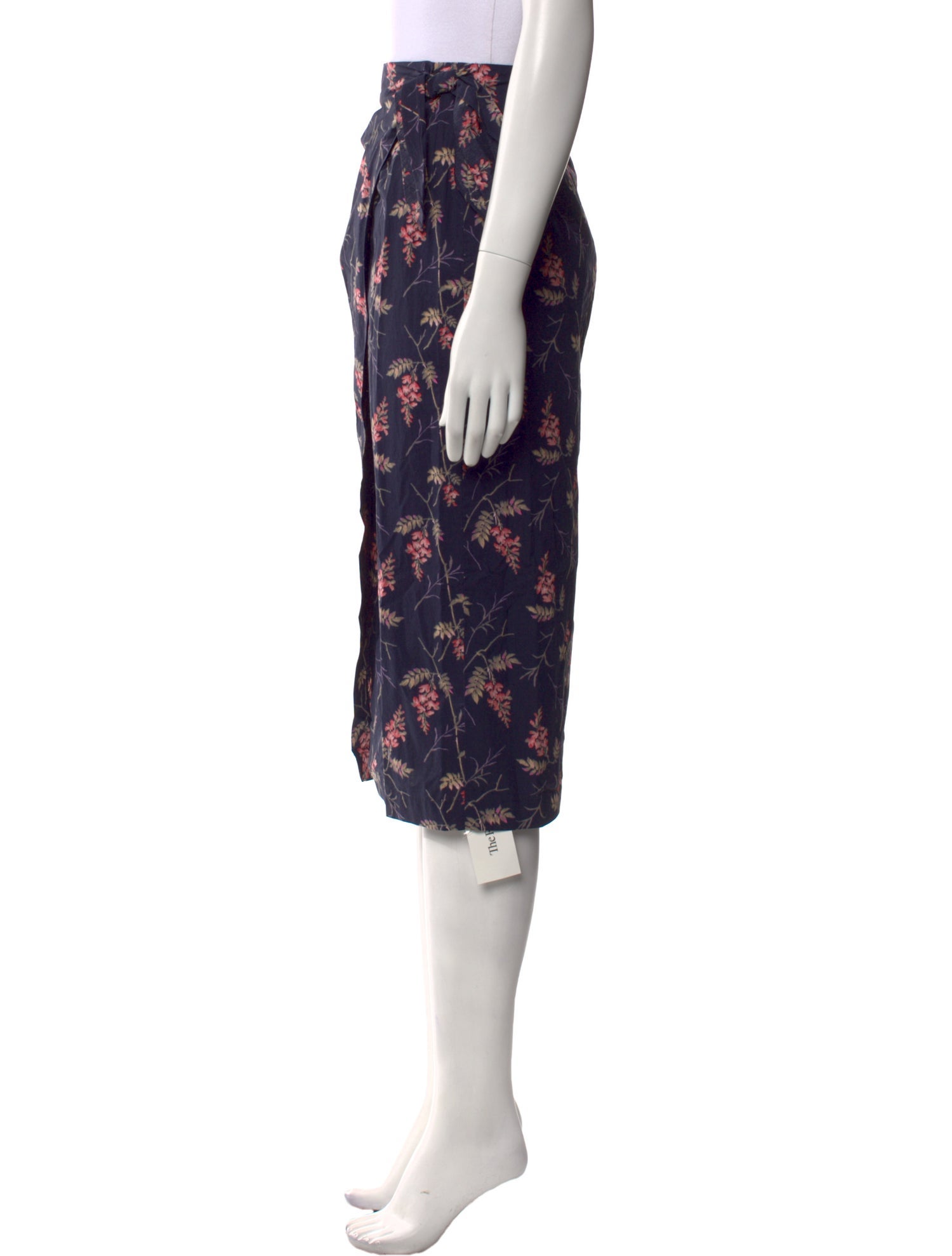 Rebecca Taylor Floral Print Midi Length Skirt