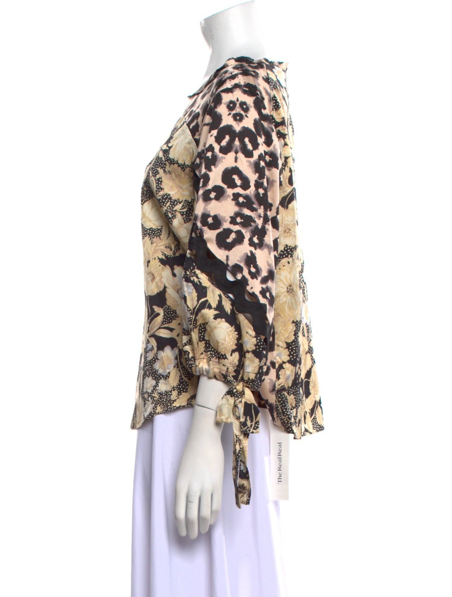 Rebecca Taylor Silk Floral Print Blouse