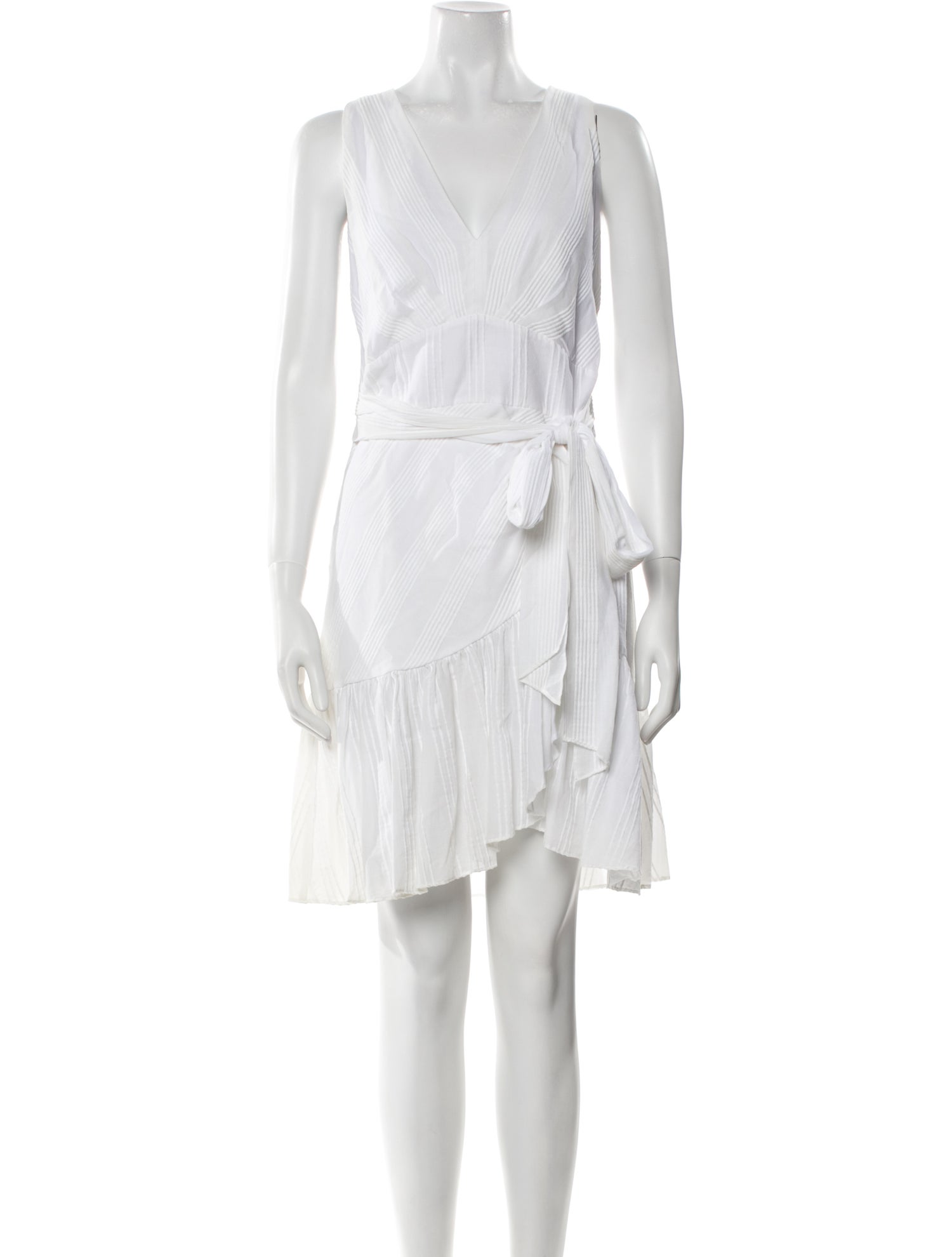 Rebecca Taylor V-Neck Knee-Length Dress