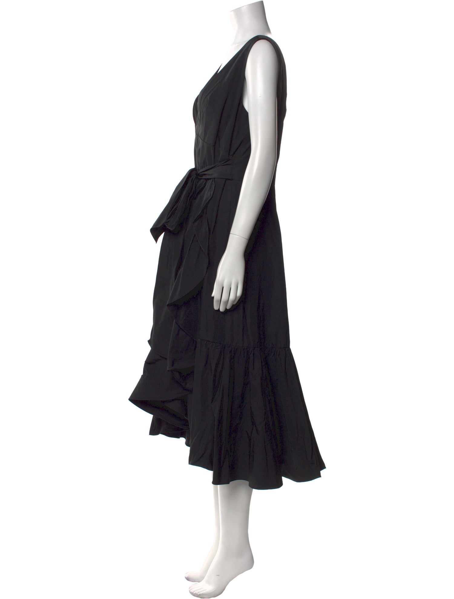 Rebecca Taylor V-Neck Midi Length Dress