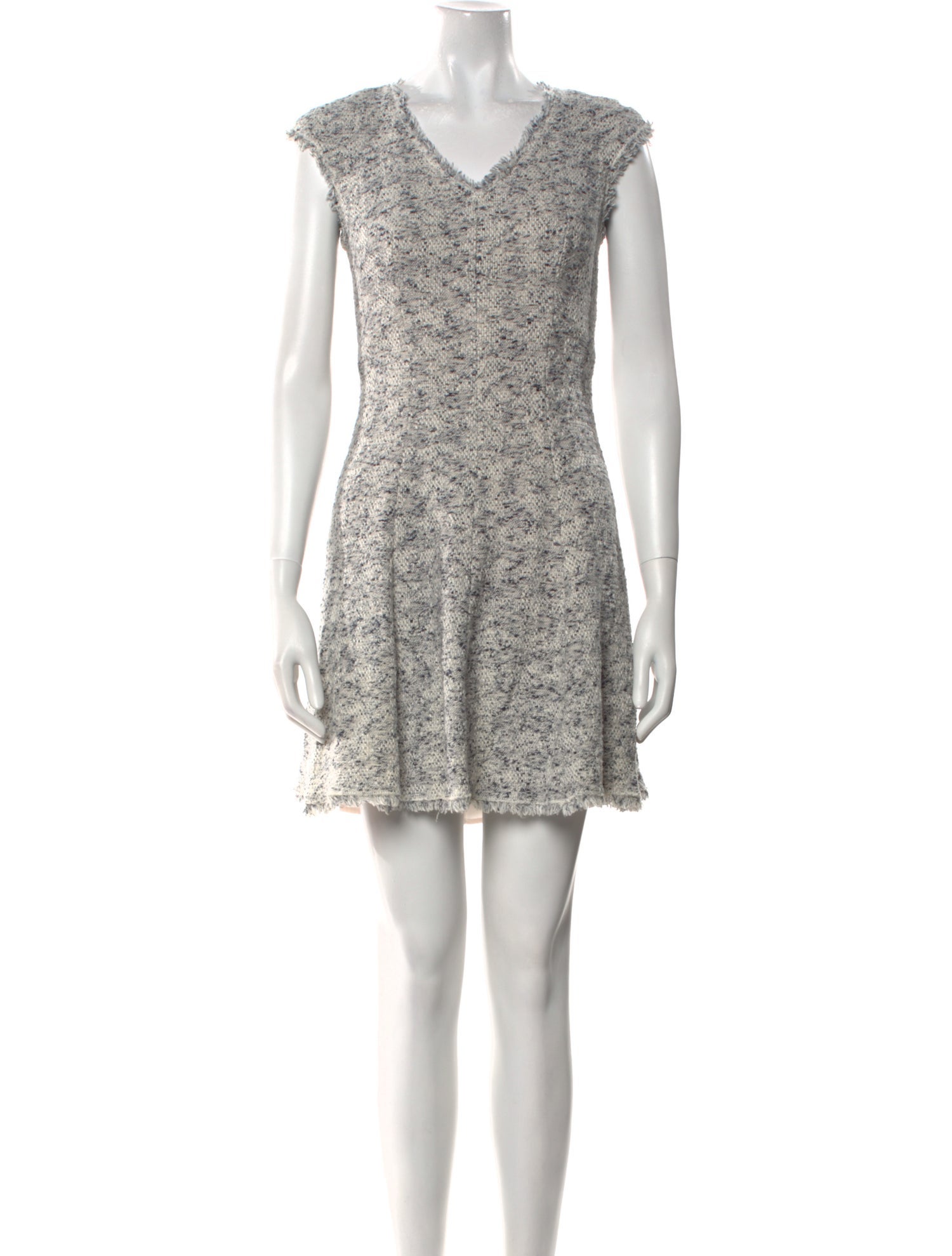 Rebecca Taylor Tweed Pattern Mini Dress
