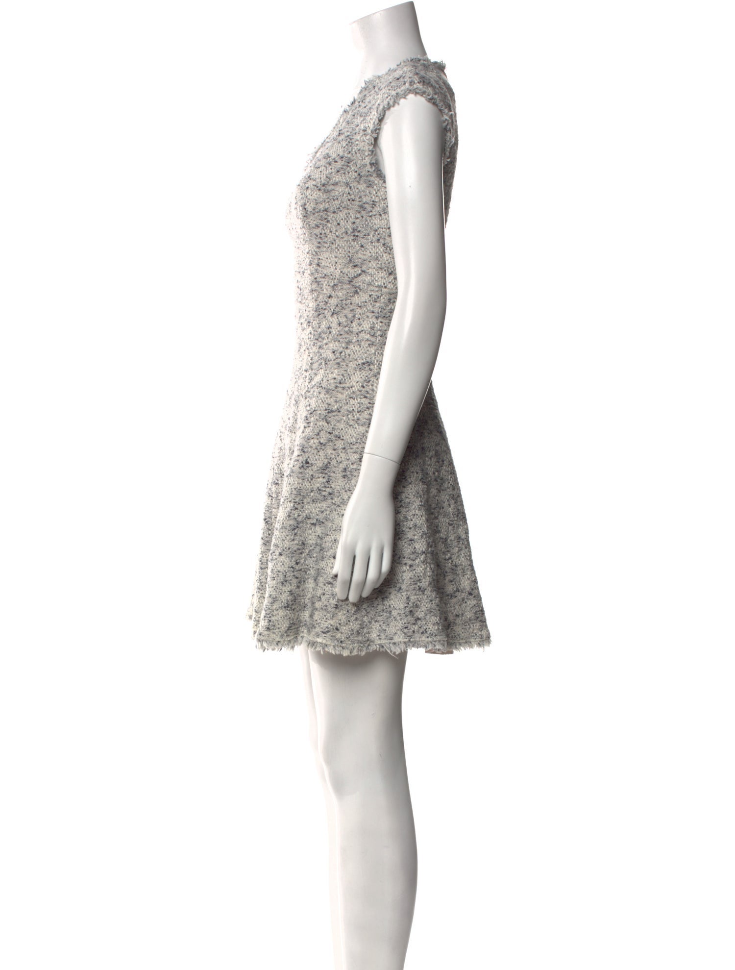 Rebecca Taylor Tweed Pattern Mini Dress