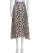 Rebecca Taylor Floral Print Midi Length Skirt