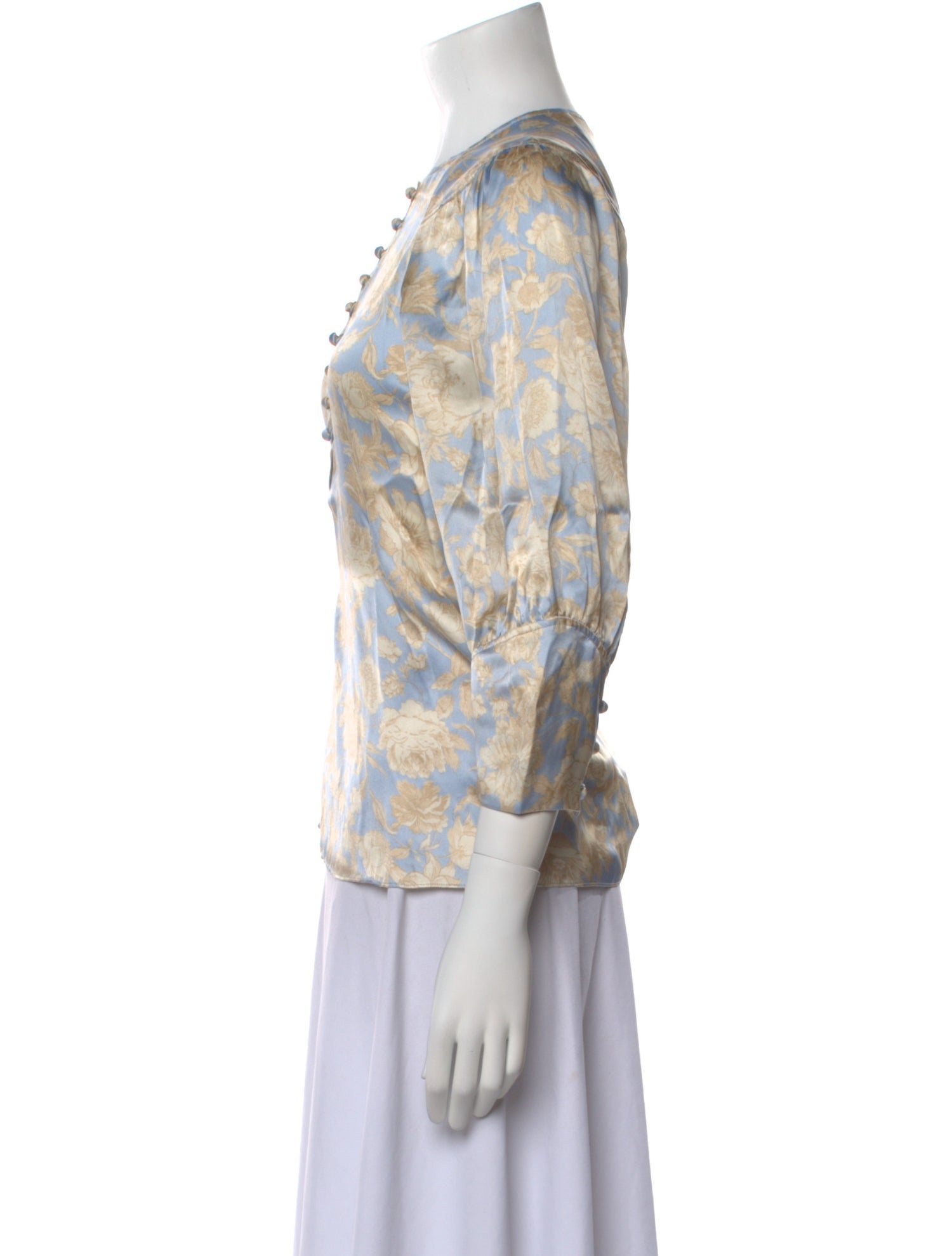 Rebecca Taylor Silk Printed Blouse