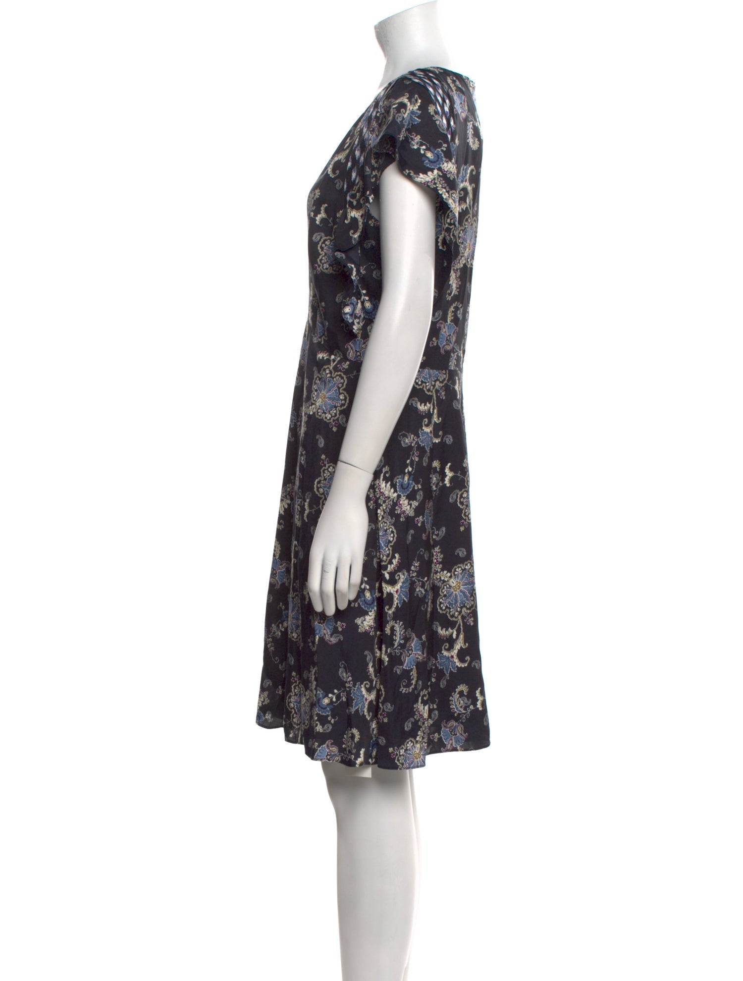 Rebecca Taylor Floral Print Knee-Length Dress