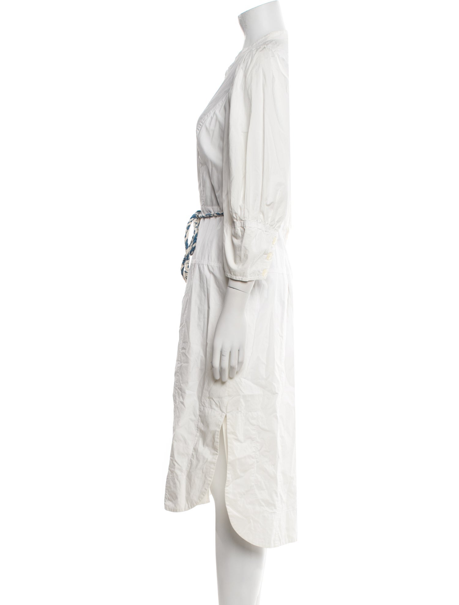 Rebecca Taylor V-Neck Midi Length Dress