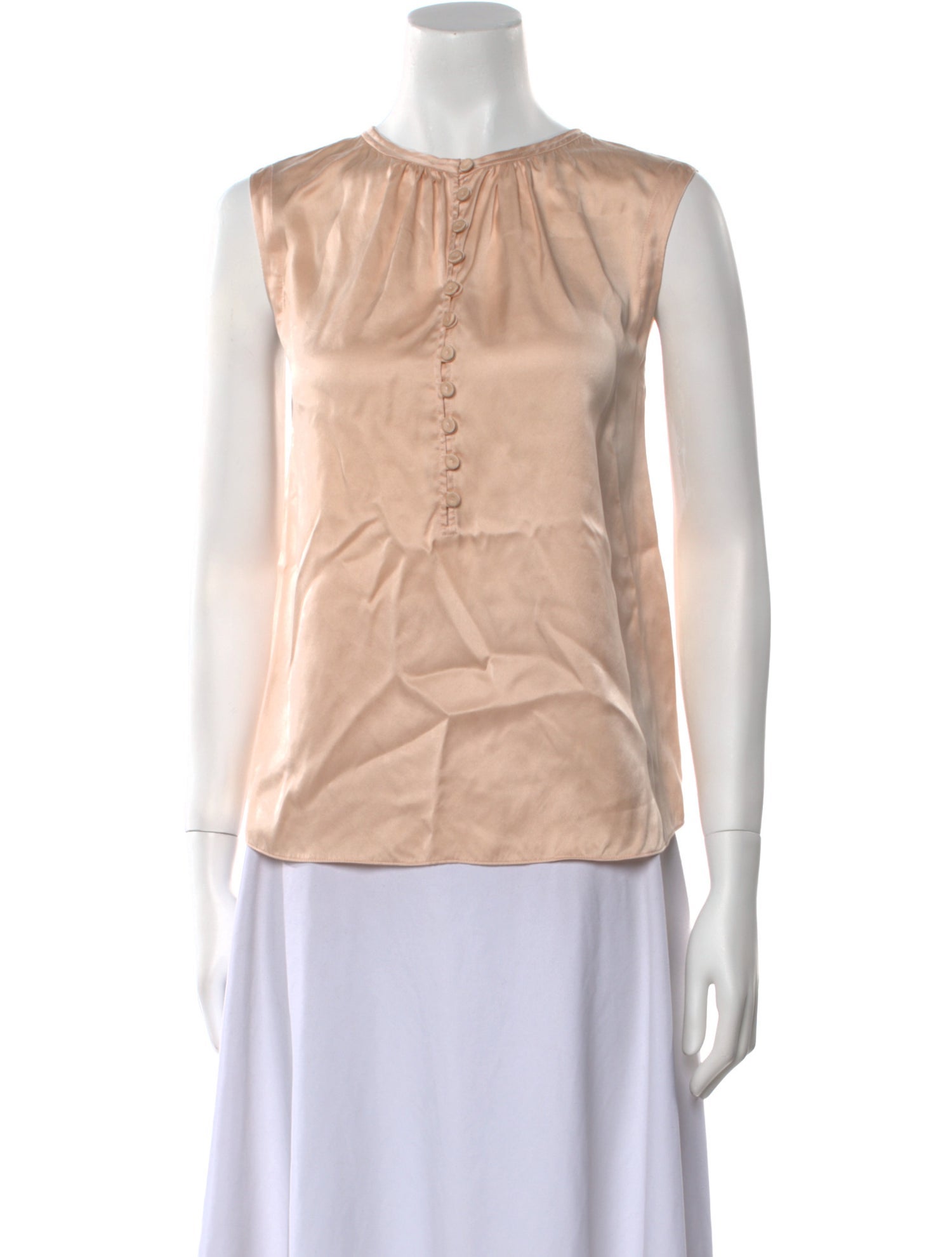 Rebecca Taylor Silk Crew Neck Blouse