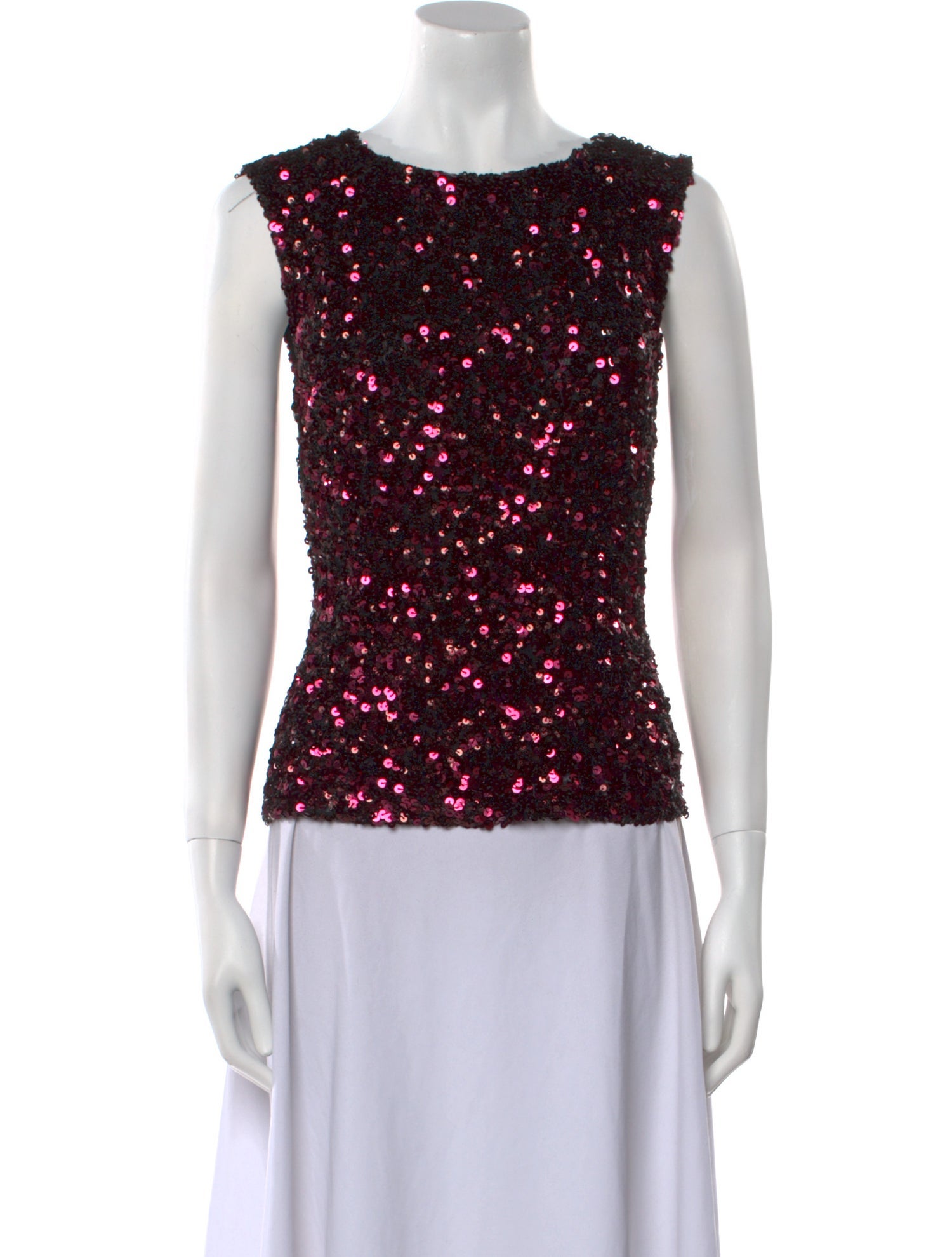 Rebecca Taylor Printed Bateau Neckline Top