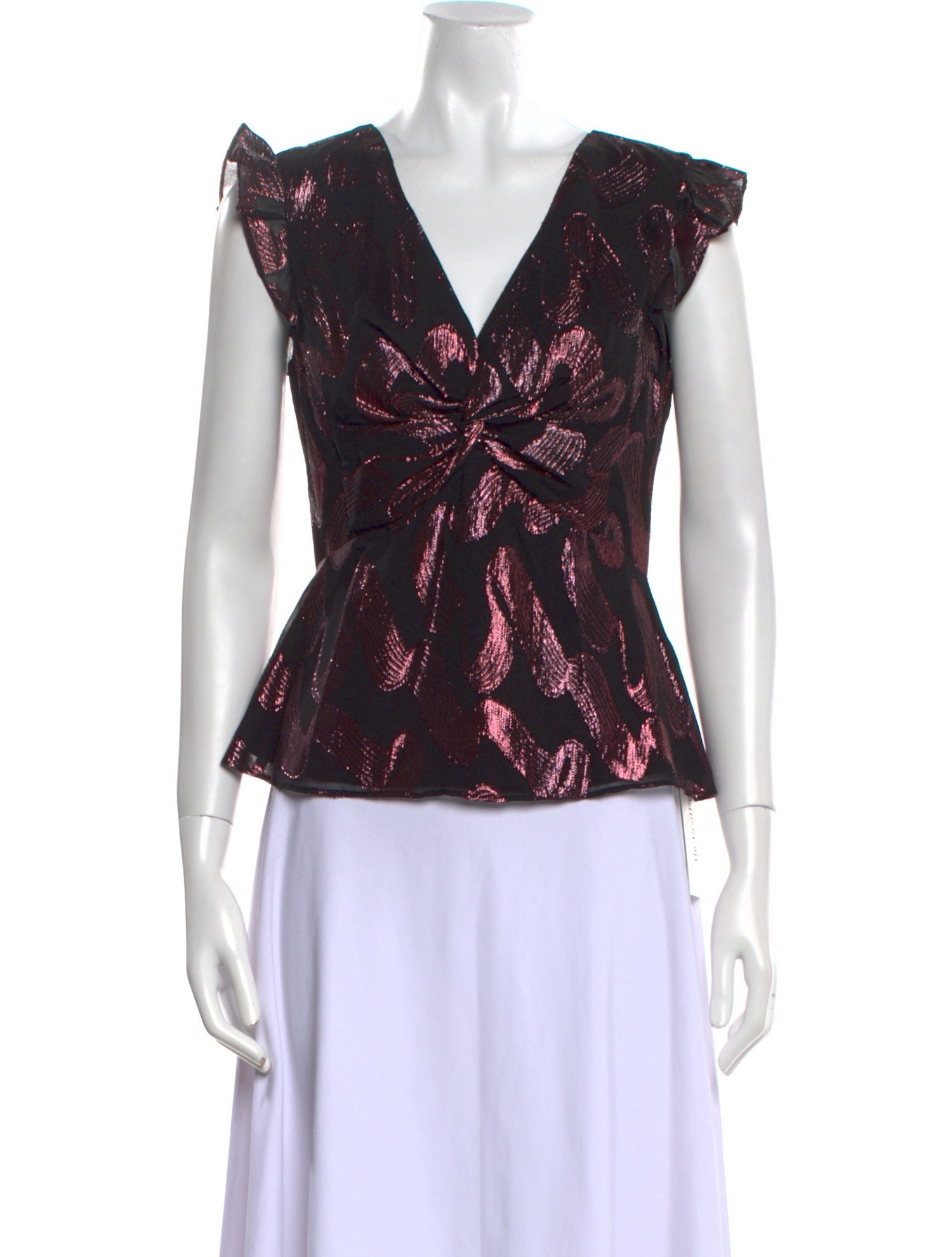 Rebecca Taylor Silk Floral Print Blouse